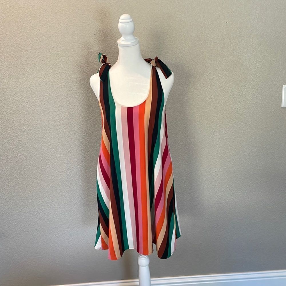 Karlie Striped Multicolor Dress
